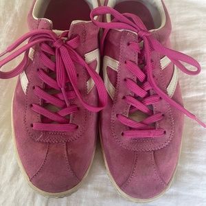 Tretorn Pink Suede Sneaker Size 8.5